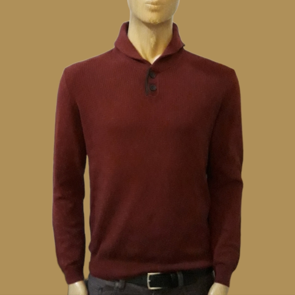 Shawl Collar Mens Sweater  SALE 20% OFF